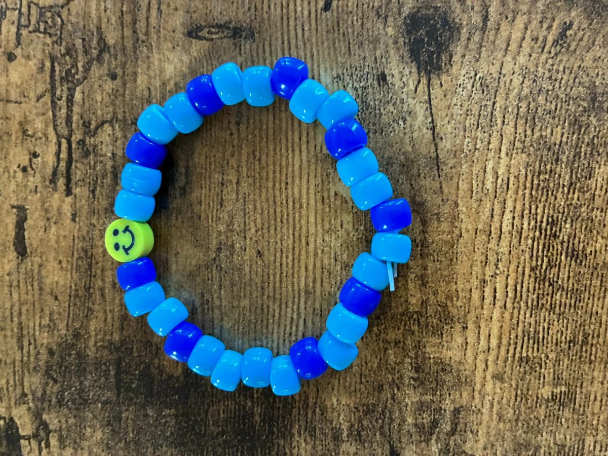 Blue Skies Smiley Bracelet